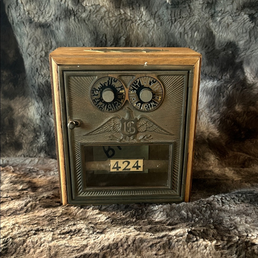 Coin bank US Postal office Box with Combination Lock